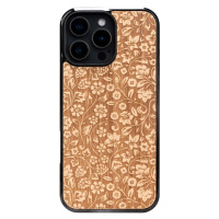 Dřevěné Pouzdro Bewood pro iPhone 16 Pro Max Polní Květiny Aniegre