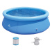 CRIVIT Bazén Quick up pool Easy s filtračním zařízením, Ø 2,40 x 0,63 m