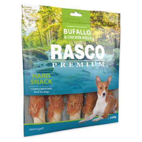 Rasco Premium Bůvolí tyčinky obalené kuřecím 500 g