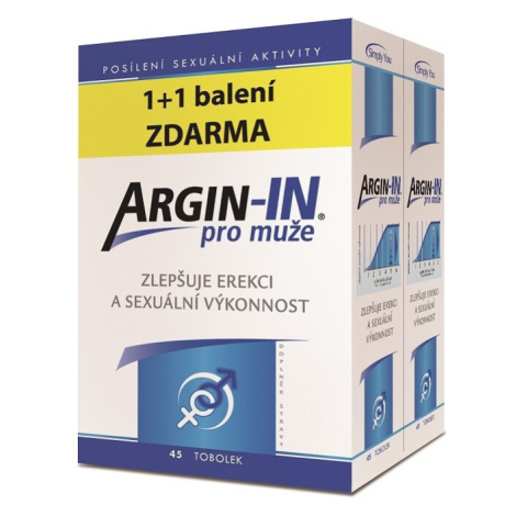 Simply You Pharmaceuticals Argin-IN pro muže tob.45 + Argin-IN tob.45 zdarma