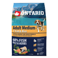 Ontario Adult Medium Fish & Rice 2,25 kg