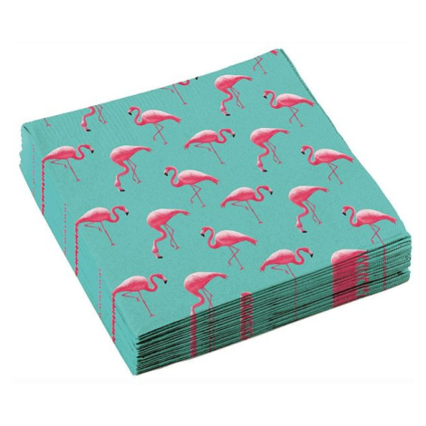 Ubrousky Flamingo Paradise 33X33cm 20ks Amscan