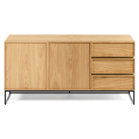 Komoda v dekoru dubu v přírodní barvě 160x78x42 cm Taiana – Kave Home
