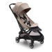 BUGABOO Kočárek sportovní Butterfly complete Black/Desert taupe-Desert taupe