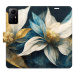 iSaprio flip pouzdro Gold Flowers pro Xiaomi Redmi Note 12S