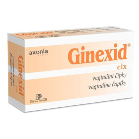 GINEXID vaginální čípky 10x2g