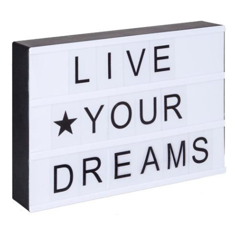 Dekorace Light Box - Live Your Dreams BAUMAX