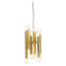 Art Deco závěsná lampa zlatá 12-světelná - Tubi