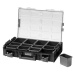 STROXX Úložný box XL s průhledným víkem 582 × 387 × 131 mm, 12 multifunčních přihrádek
