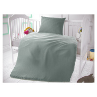 Kvalitex Dětské mušelínové povlečení světle zelené 90x135, 45x60cm