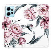 iSaprio flip pouzdro Pink Flowers pro Xiaomi Redmi Note 12 5G