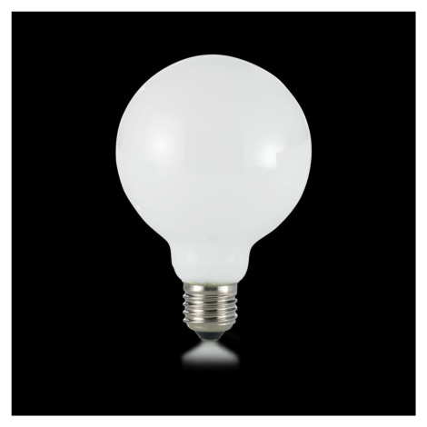 LED žárovka Ideal Lux Globo D095 Bianco 253442 E27 8W 760lm 4000K bílá