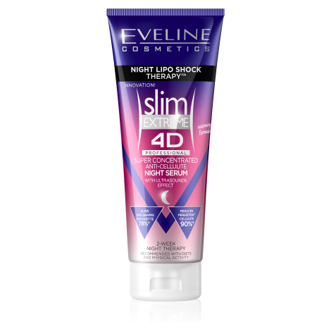 Eveline SLIM EXTREME 4D Lipo Shock Therapy superkoncentrované noční sérum s hřejivým účinkem 250