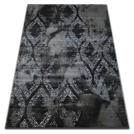 Dywany Lusczow Kusový koberec VOGUE 093 černý / hnědý