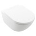 Villeroy & Boch toaleta Subway 3.0, bez okraje, nástěnná, s TwistFlush, White Alpin CeramicPlus;