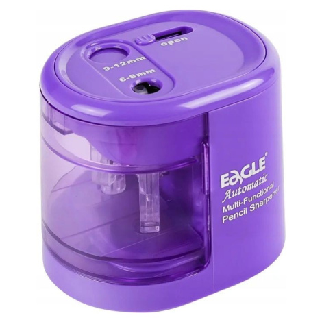 Stolní ořezávátko Eagle elektrické USB na 2 tužky - fialové