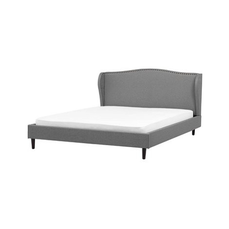 BELIANI postel COLMAR 160 × 200 cm, šedá