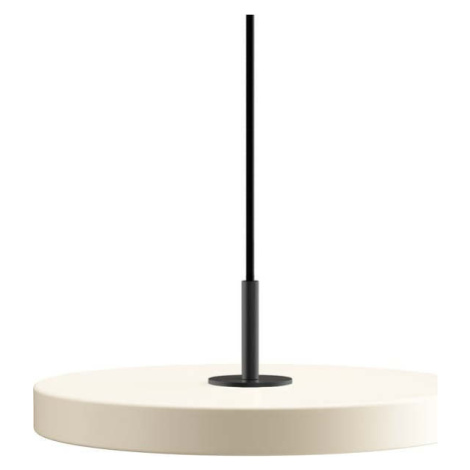 Krémové LED stmívatelné závěsné svítidlo s kovovým stínidlem ø 31 cm Asteria Plus Mini – UMAGE