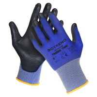 Fabric Thin ultra tenké nylonové rukavice máčené 50 párů