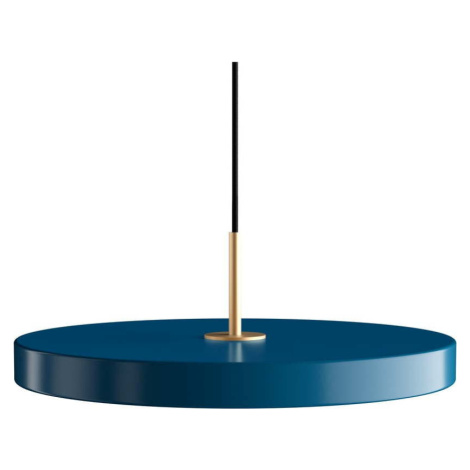 Petrolejově modré závěsné svítidlo UMAGE Asteria, ⌀ 43 cm