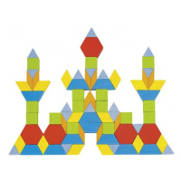 Skládací puzzle - geometrické tvary Montessori