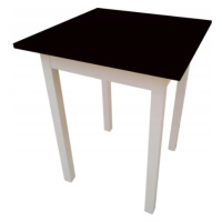 Dede Kuchyňský stůl MINI 60 x 60 cm -  černá / bílá