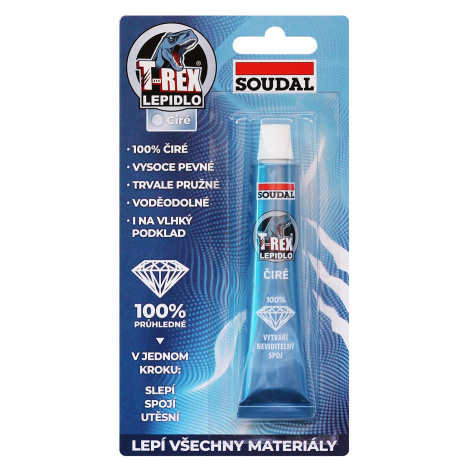 Soudal T-Rex lepidlo 25 ml, čiré