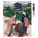 Malování podle čísel - JAPONSKO A ROZKVETLÉ SAKURY Rozměr: 40x50 cm, Rámování: vypnuté plátno na