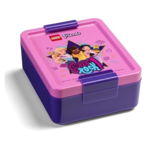 Box na svačinu LEGO Friends Girls Rock - fialová