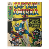 Obraz na plátně Captain America - Superman, (60 x 80 cm)