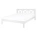 BELIANI postel TANNAY 160 × 200 cm, dřevěná, bílá