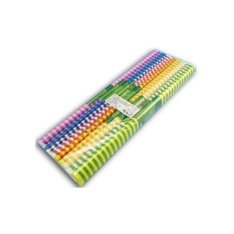 Koh-i-noor Krepový papír 9755 pruhovaný MIX - souprava 10 barev Kohinoor