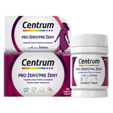 Centrum multivitamín pro ženy 30 tablet