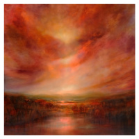 Ilustrace Evening glow, Annette Schmucker, 40 × 40 cm