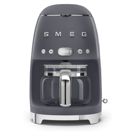 Kávovar na překapávanou kávu Smeg 50's style DCF02GREU / 1050 W / 1,4 l / šedá