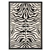 Kusový koberec Zebra black/white 120x170 cm