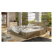 Postel Belluno - dřevěný rám postele Rozměr: 200x200 cm, látka: Soft 11