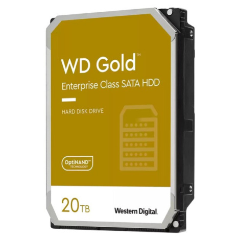 WD GOLD WD202KRYZ 20TB SATA/ 6Gb/s 512MB cache 7200 ot., CMR, Enterprise Western Digital