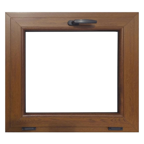 Okno sklápěcí 86,5x83,5 zlatý dub BAUMAX