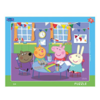 Puzzle deskové Peppa Pig ve školce 40 dílků