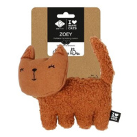 EBI D&D Home Zoey plyšová hračka pro kočky plnitelná catnipem 15 × 5 × 12 cm hnědá