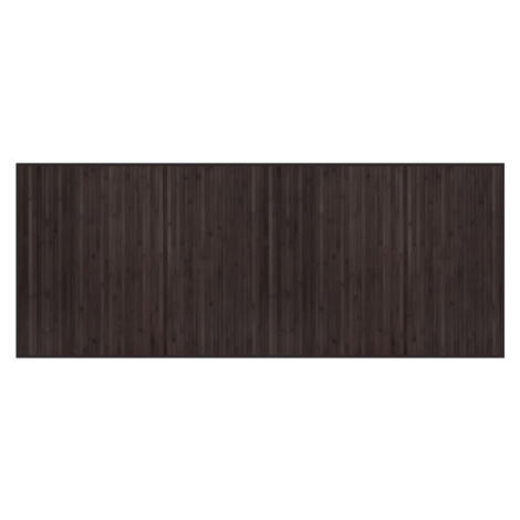 vidaXL Koberec obdélníkový tmavě hnědý 80 x 200 cm bambus