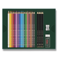 Sada Faber-Castell Polychromos a Pitt Graphite Matt 23 ks Faber-Castell