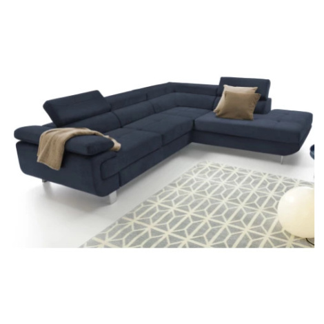 Modré sedací soupravy