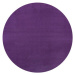 Hanse Home Collection koberce Kusový koberec Fancy 103005 Lila - fialový kruh - 200x200 (průměr)