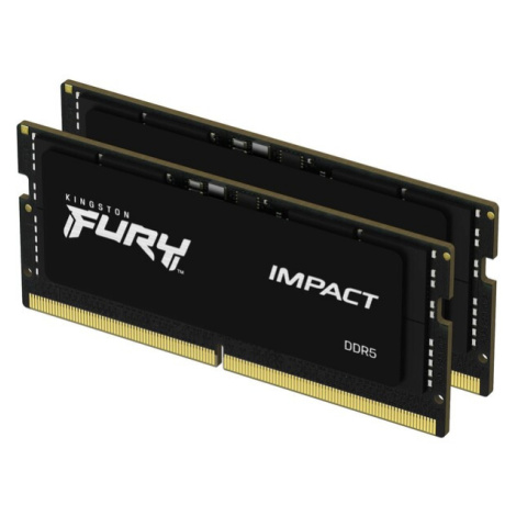 Kingston Fury Impact 16GB 4800MHz CL38 DDR5 SO-DIMM (2x8) Black KF548S38IBK2-16 Černá