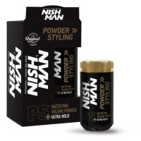 Nishman Hair Styling Volume Powder Ultra Hold P5+ - matující objemový pudr na vlasy s ultra fixa