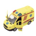 Auto ambulance plast 20cm na setrvačník na baterie se zvukem se světlem v krabici 26x15x12cm