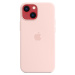Apple silikonový kryt s MagSafe na iPhone 13 mini křídově růžový