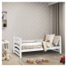 Dětská postel Mela 80 x 160 cm, bílá Rošt: S lamelovým roštem, Matrace: Matrace COMFY HR 10 cm